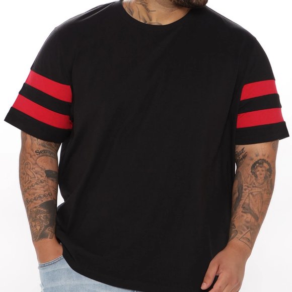 Fashion Nova Other - Fashion Nova Men's James Short Sleeve Stripe Tee